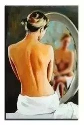 Akty - Przed lustrem - 60x90 cm - G00449
