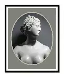 Posąg bogini - 43x53 cm - G101788
