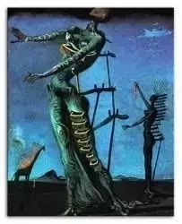 Salvador Dali - Płonąca żyrafa - 40x50 cm - G93749