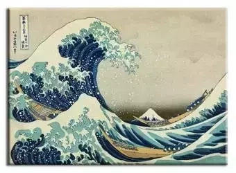 Katsushika Hokusai - Wielka fala w Kanagawie - 60x90 cm - G92606