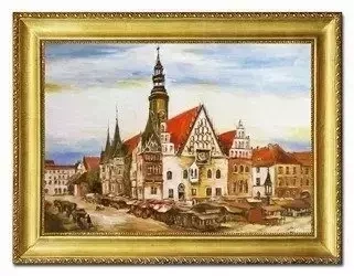 Wrocław - Ratusz - 63x84 cm - G05470