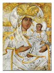 Obraz olejny - Religijne - Królowa Anielska - 50x70 cm - G109815