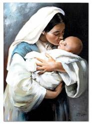 Obraz olejny - Obrazy Maryjne - Narodzenie - 50x70 cm - G119355