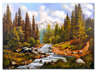 Obraz olejny - Pejzaże - 50x70 cm - G118979