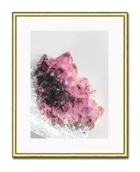 Różowy kryształ - 21x26 cm - G99520