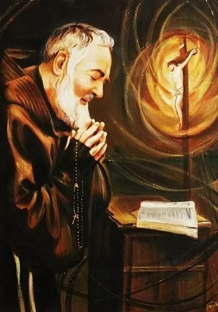 Inne religijne - Św. Ojciec Pio - 50x70 cm - G02466