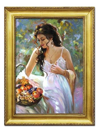 Ludzie - Wracając z ogrodu - 75x105 cm - G16189