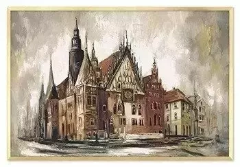 Wrocław - Ratusz - 60x90 cm - G101828