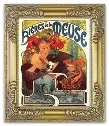 Alfons Mucha - Bières de la Meuse - 27x32 cm - G95174