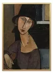 Amedeo Modigliani - Portret Jeune Hebuterne - 53x73 cm - G102455