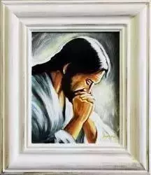 Chrystus - Jezus modlący się - 27x32 cm - G16046