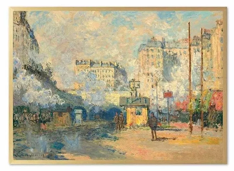 Claude Dworzec SaintLazare 53x73 cm G102456 Twojasztuka.pl