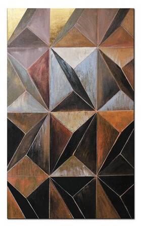 Abstrakcje - Kawowa mozaika - 115x195 cm - G100086