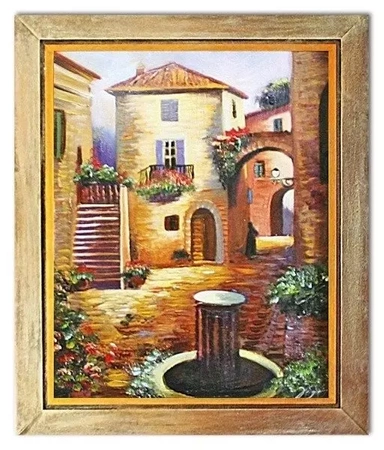 Architektura - Ceglany gościniec - 53x64 cm - G02949