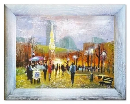 Architektura - Po deszczu - 37x47 cm - G03654