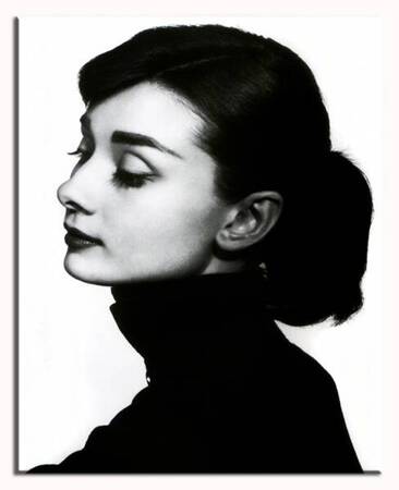 Audrey Hepburn - Zamyślona - 40x50 cm - G17624