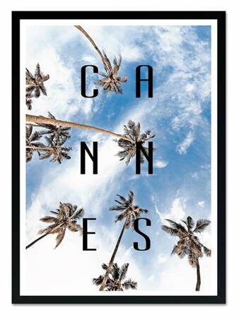 Cannes pod palmami - 53x73 cm - G100872