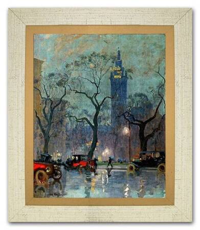 Charles Hoffbauer - Madison Square - 24x30 cm - G94963