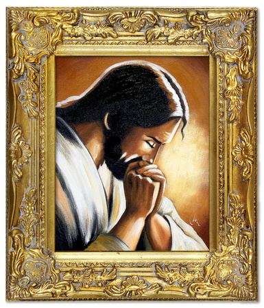 Chrystus - Jezus modlący się - 27x32 cm - G95297