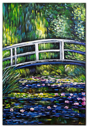 Claude Monet - Japoński mostek II - 60x90 cm - G17002