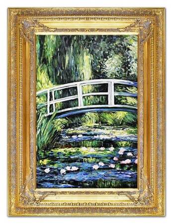 Claude Monet - Japoński mostek II -  90x120 cm - G17001