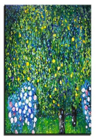 Gustav Klimt  - Róże pod drzewami - 60x90 cm - G16354