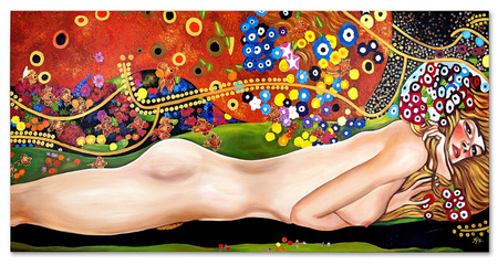 Gustav Klimt - Węże wodne II - 100x200 cm - G02613