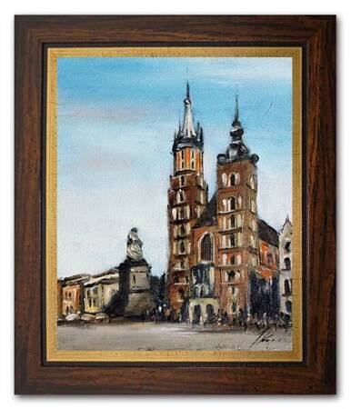 Kraków - Kościół Mariacki - 30x35 cm - G102788,