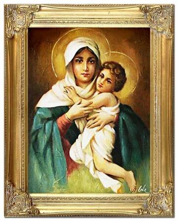 Maryja - Madonna z Dzieciątkiem - 37x47 cm - G02535
