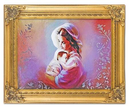 Maryja - Maria z Jezuskiem - 40x50 cm - G04134