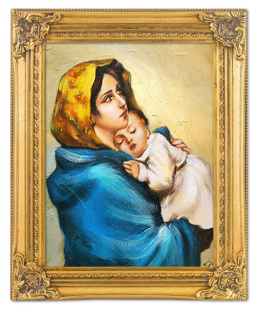 Maryja - Niepokalana Niewiasta z Dzieciątkiem - 40x50 cm - G05679