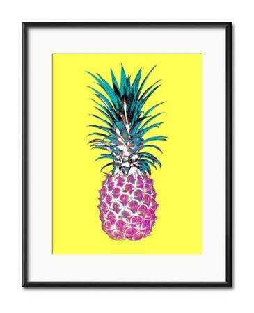 Passe partout - Różowy ananas - 21x26 cm - G97491