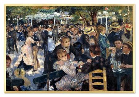 Pierre Auguste Renoir - Bal w Moulin de la Galette - 63x93 cm - G102491
