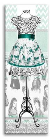 Retro Lady - Zielona sukienka - 150x50 cm - G93349