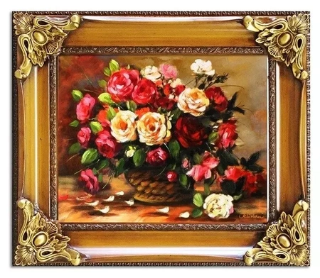 Róże - Kosz pachnących róż - 65x75 cm - G15135