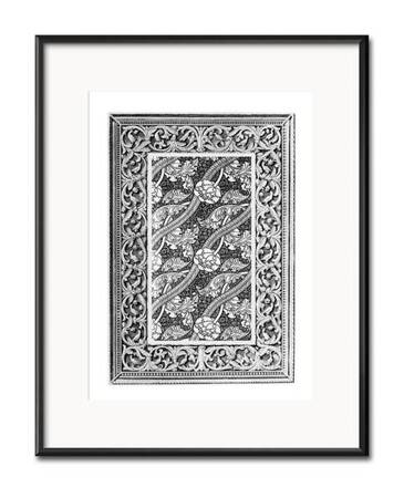 Szara mozaika - 21x26 cm - G97929