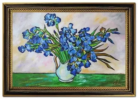 Vincent van Gogh - Wazon z irysami - 75x105 cm - G16505