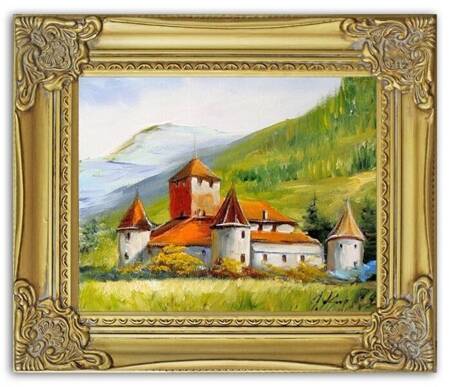 Zamki i pałace - Zamek w Trokach na Litwie - 30x35 cm - G05933