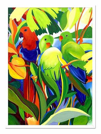 Zwierzęta - Papużki - 53x73 cm - G100909